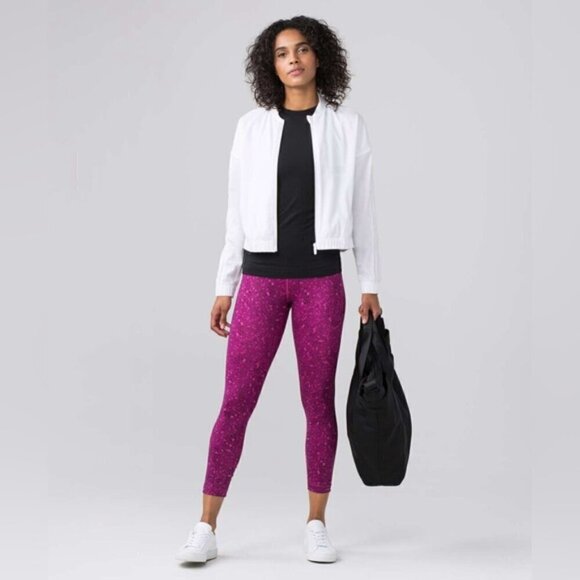 Lululemon High Times Pant Full-On Luxtreme pink Paradise Geo Regal Plum Multi 4 - Picture 3 of 8